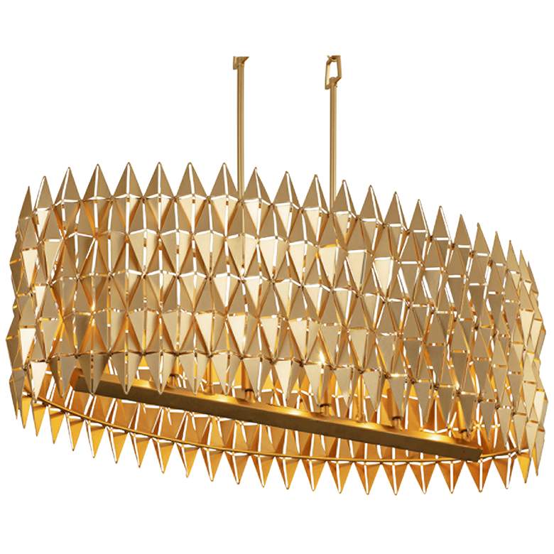 Image 4 Varaluz Forever 35 1/2"W French Gold Island Pendant Light more views
