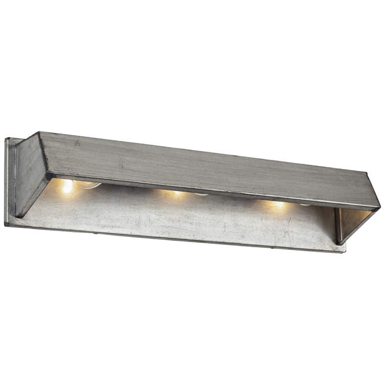 Image 1 Varaluz Galvanic 28 3/4" Wide Ombre Galvanized 3-Light Bath Light