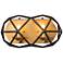 Varaluz Geo 8" High Antique Gold 2-Light Wall Sconce