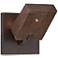 Varaluz Gold Rush 6 3/4" High Rustic Bronze Wall Sconce