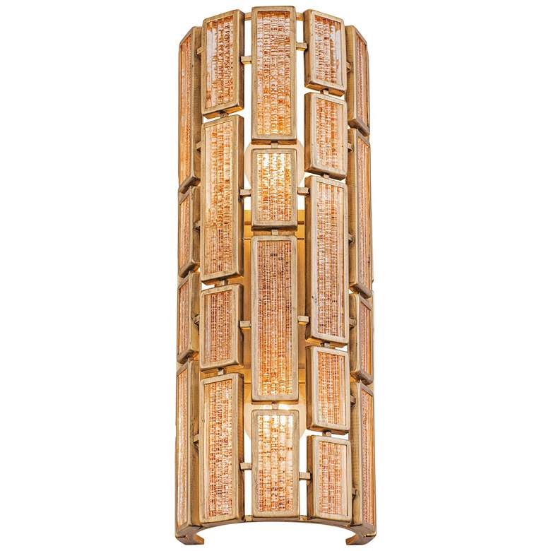 Image 1 Varaluz Harlowe 18 1/4 inch High Havana Gold Wall Sconce