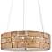 Varaluz Harlowe 18" Wide Havana Gold Pendant Light