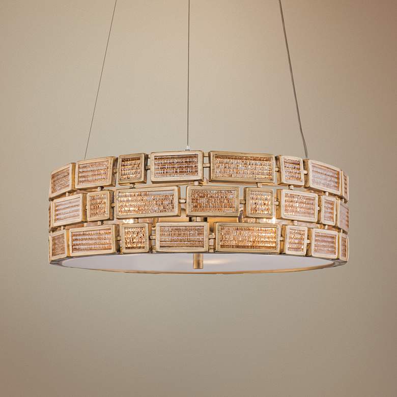 Image 1 Varaluz Harlowe 18" Wide Havana Gold Pendant Light