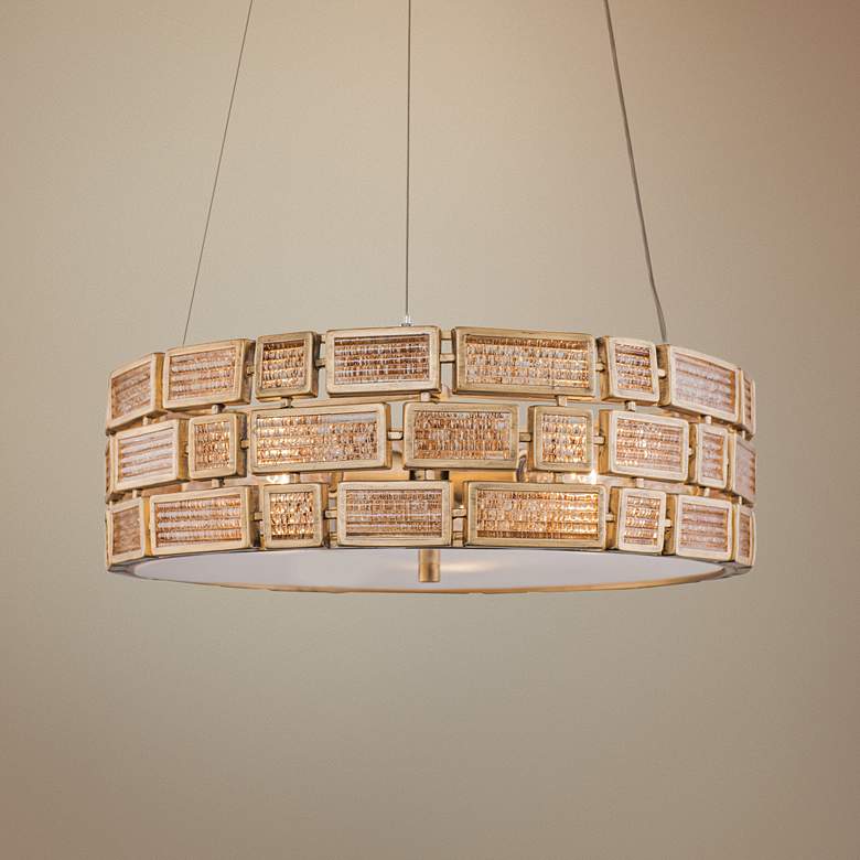 Image 1 Varaluz Harlowe 18 inch Wide Havana Gold Pendant Light