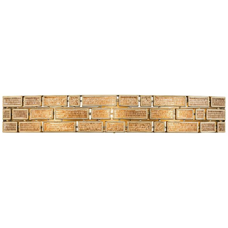 Image 1 Varaluz Harlowe 33 1/4" Wide Havana Gold Bath Light