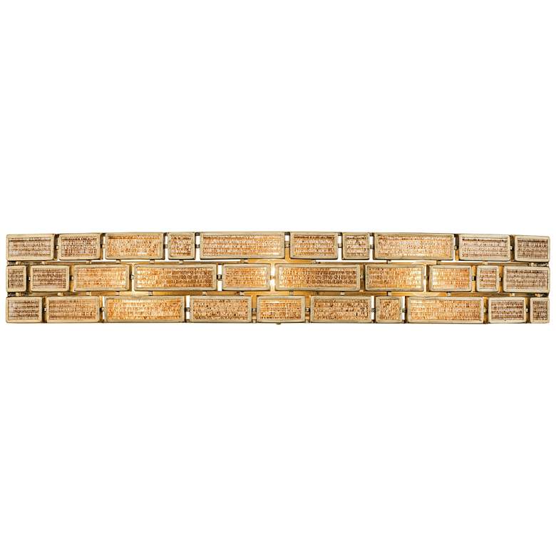 Image 1 Varaluz Harlowe 33 1/4 inch Wide Havana Gold Bath Light