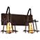 Varaluz Hashtag 9 1/2" High New Bronze 2-Light Wall Sconce