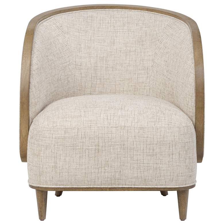 Image 1 Varaluz Hayworth Harvest Oak/Sand Accent Chair