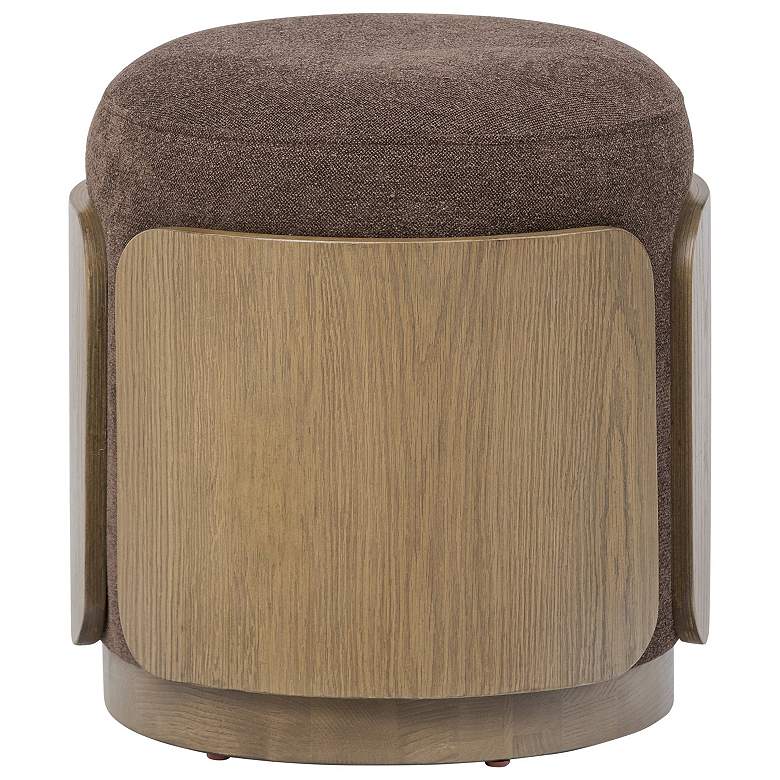 Image 1 Varaluz Hutton Harvest Oak/Chocolate Ottoman
