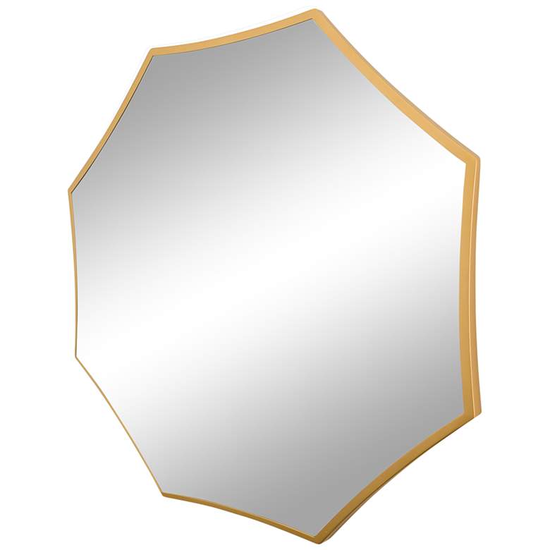Image 4 Varaluz Jenner Gold 27 1/2" Octagon Wall Mirror more views
