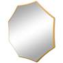 Varaluz Jenner Gold 27 1/2" Octagon Wall Mirror