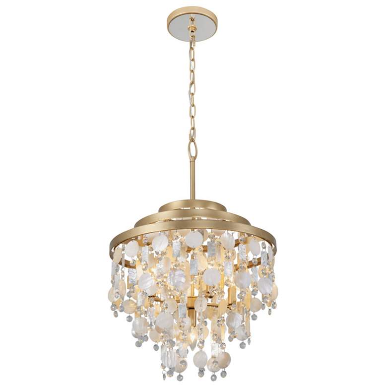 Image 3 Varaluz Kalani 20" Wide French Gold 5-Light Chandelier more views