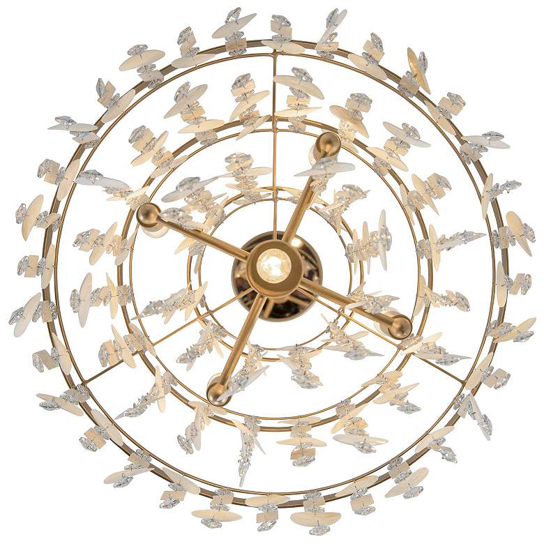 Image 5 Varaluz Kalani 20" Wide French Gold 5-Light Chandelier more views