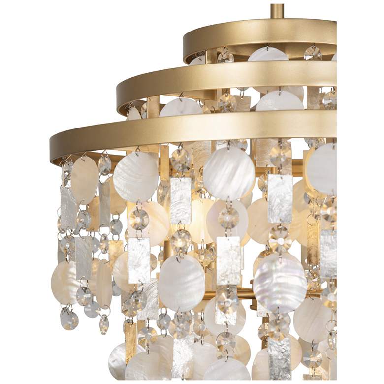 Image 6 Varaluz Kalani 20" Wide French Gold 5-Light Chandelier more views