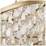 2_Varaluz Kalani 42" Wide French Gold 9-Light Linear Pendant more views