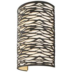 Varaluz Kato 16 1/4" High Black Wall Sconce