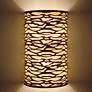 6_Varaluz Kato 16 1/4" High Black Wall Sconce more views