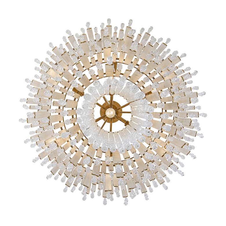 Image 5 Varaluz Lafayette 30" Wide Havana Gold Crystal Chandelier more views