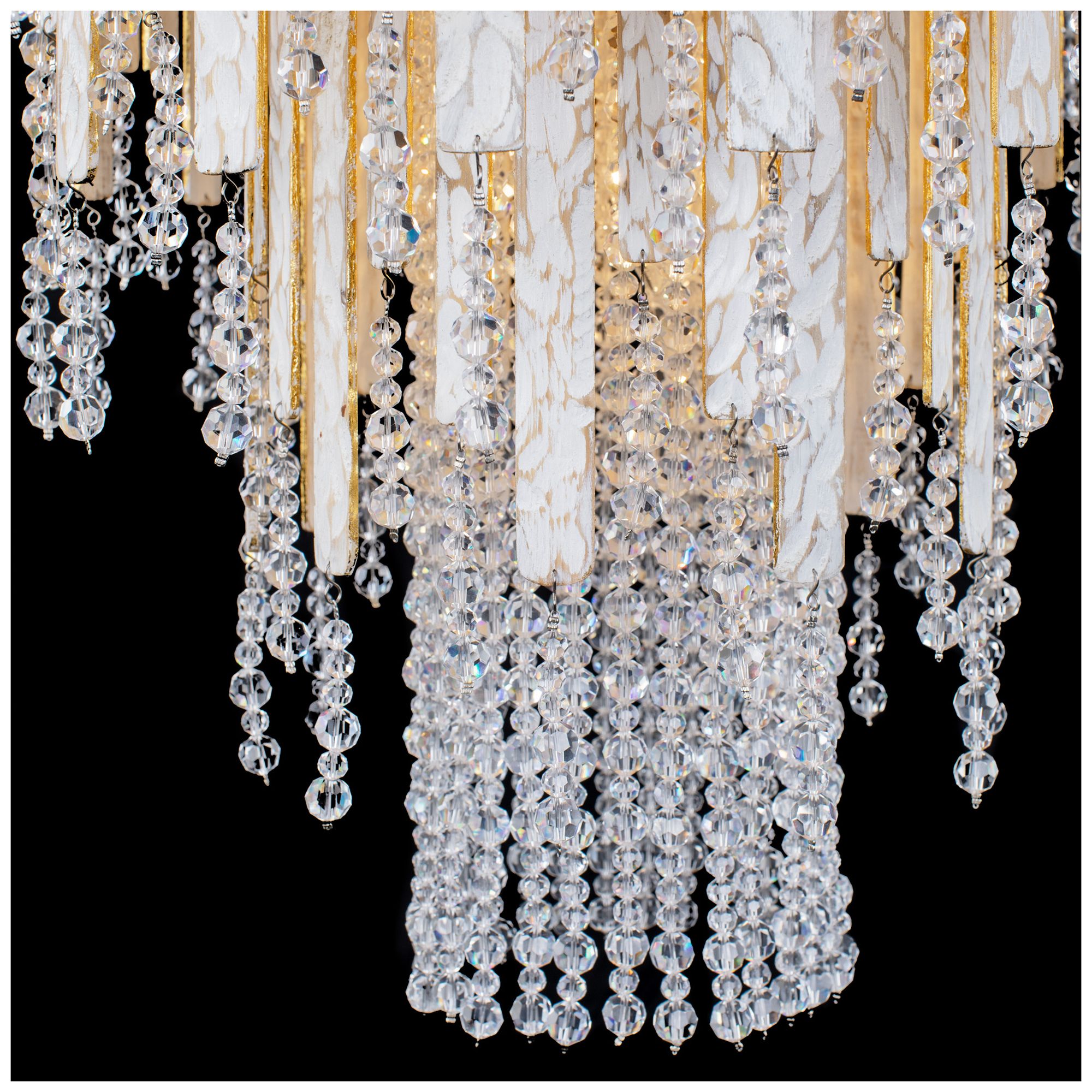 Varaluz Lafayette 30" Wide Havana Gold Crystal Chandelier