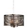 Varaluz Lit-Mesh Test 18" Wide New Bronze Pendant Light