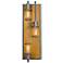 Varaluz Lofty 23 1/2"H Steel and Wheat 3-Light Wall Sconce