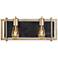 Varaluz Madeira 7 3/4" High Rustic Gold 2-Light Wall Sconce