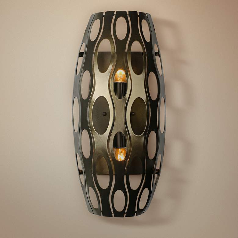 Image 1 Varaluz Masquerade 19" High Statue Garden Wall Sconce