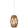 Varaluz Masquerade 8" Wide Hammered Ore Mini Pendant