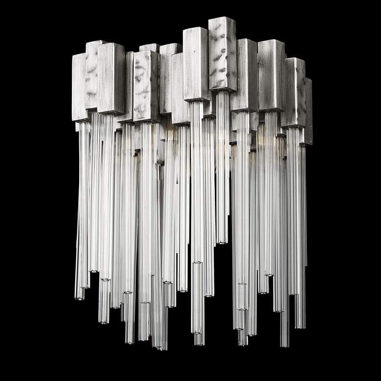Image 2 Varaluz Matrix 13 1/2" High Rainy Night 1-Light Wall Sconce more views
