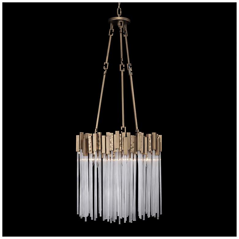 Image 7 Varaluz Matrix 18 1/2" Wide Havana Gold 6-Light Pendant more views
