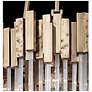 Varaluz Matrix 18 1/2" Wide Havana Gold 6-Light Pendant in scene