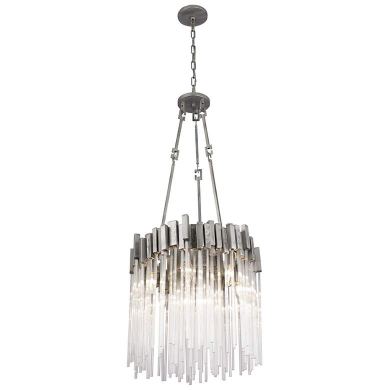Image 1 Varaluz Matrix 18 1/2" Wide Rainy Night 6-Light Chandelier