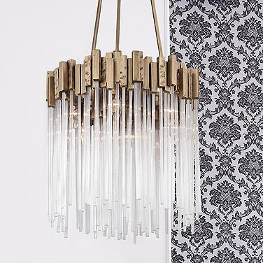 Varaluz Matrix 18 1/2" Wide Havana Gold 6-Light Pendant