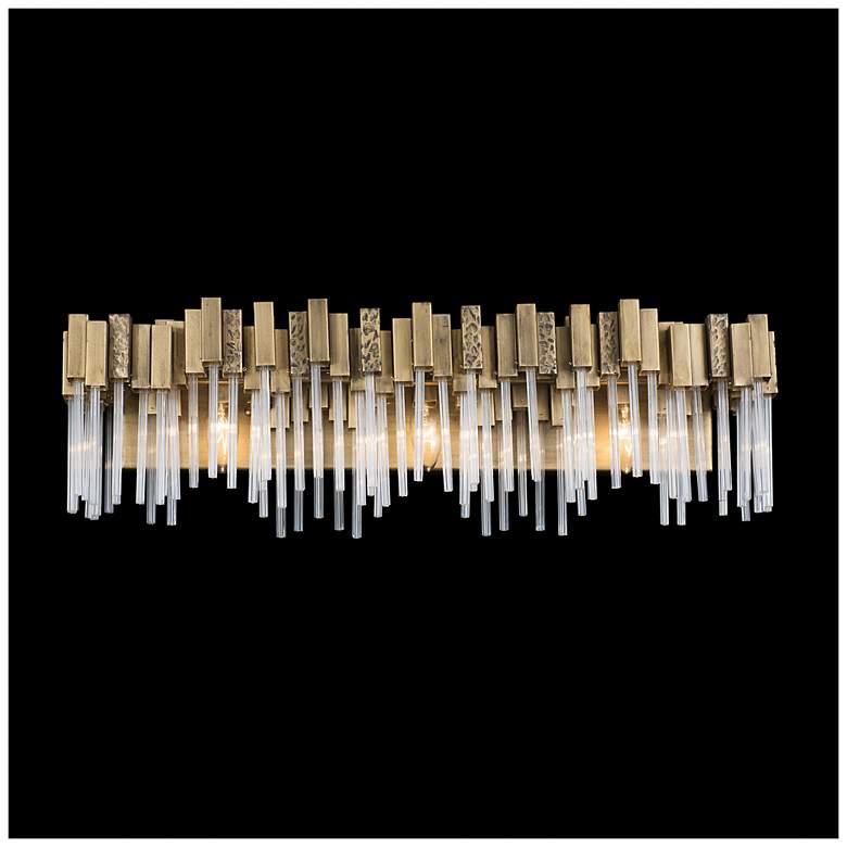 Image 3 Varaluz Matrix 28" Wide Havana Gold Modern Vanity Bath Fixture more views