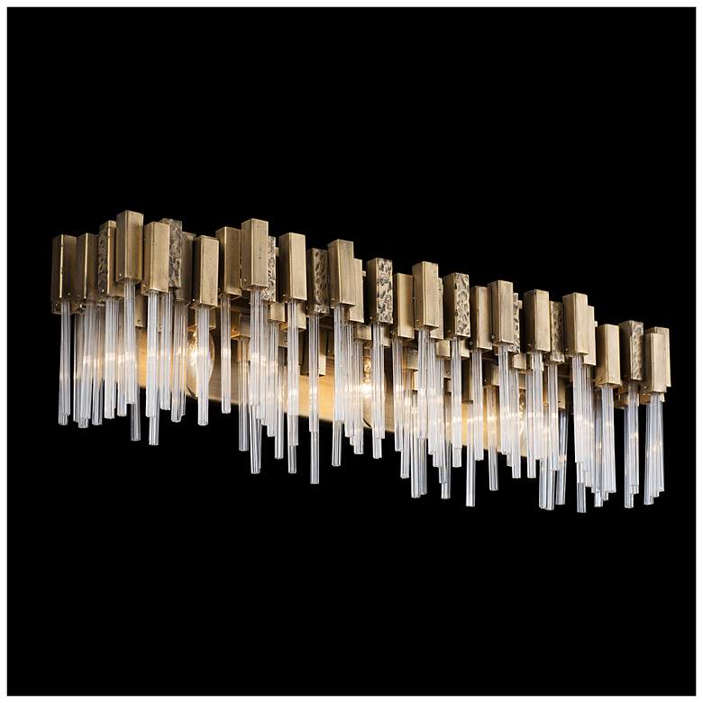 Image 4 Varaluz Matrix 28" Wide Havana Gold Modern Vanity Bath Fixture more views
