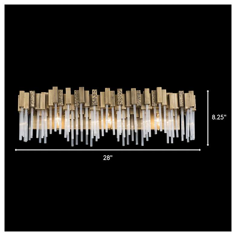 Image 7 Varaluz Matrix 28" Wide Havana Gold Modern Vanity Bath Fixture more views