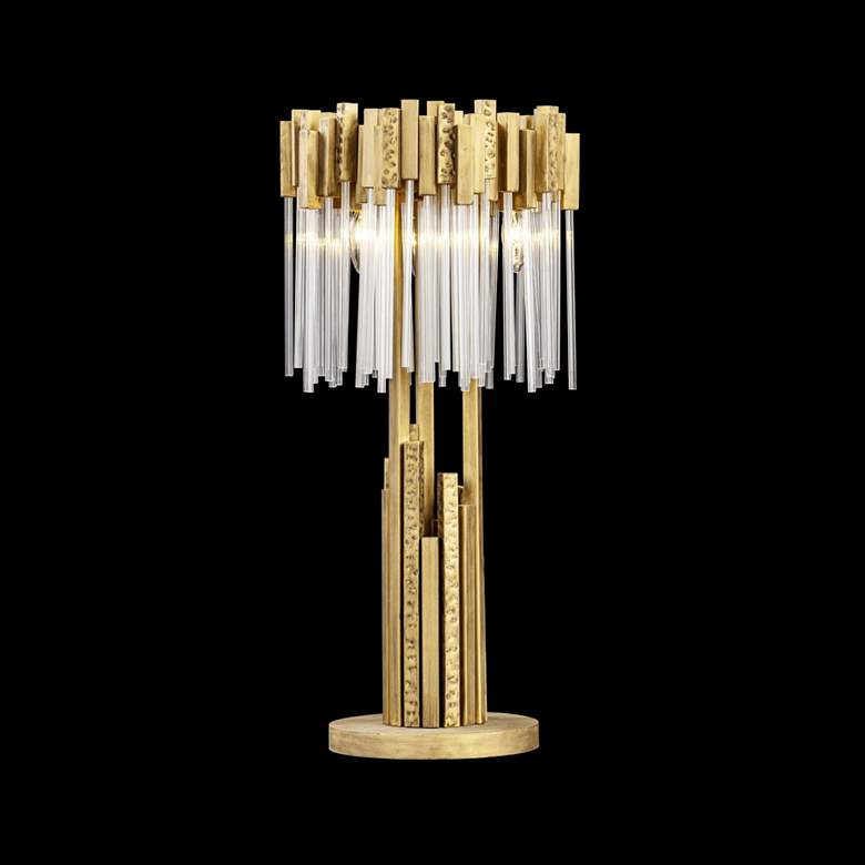 Image 5 Varaluz Matrix 30" High 3-Light Havana Gold Finish Modern Table Lamp more views