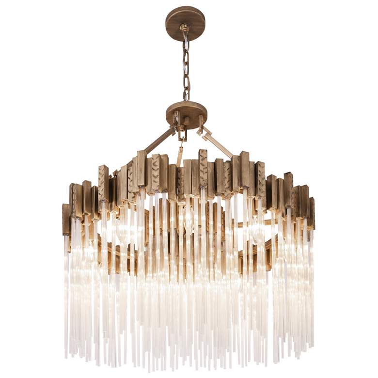 Image 3 Varaluz Matrix 30" Wide Havana Gold Chandelier more views
