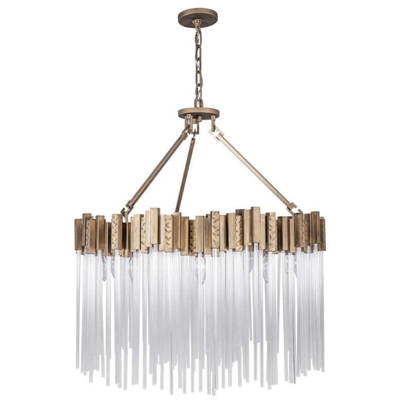 Image 5 Varaluz Matrix 30" Wide Havana Gold Chandelier more views