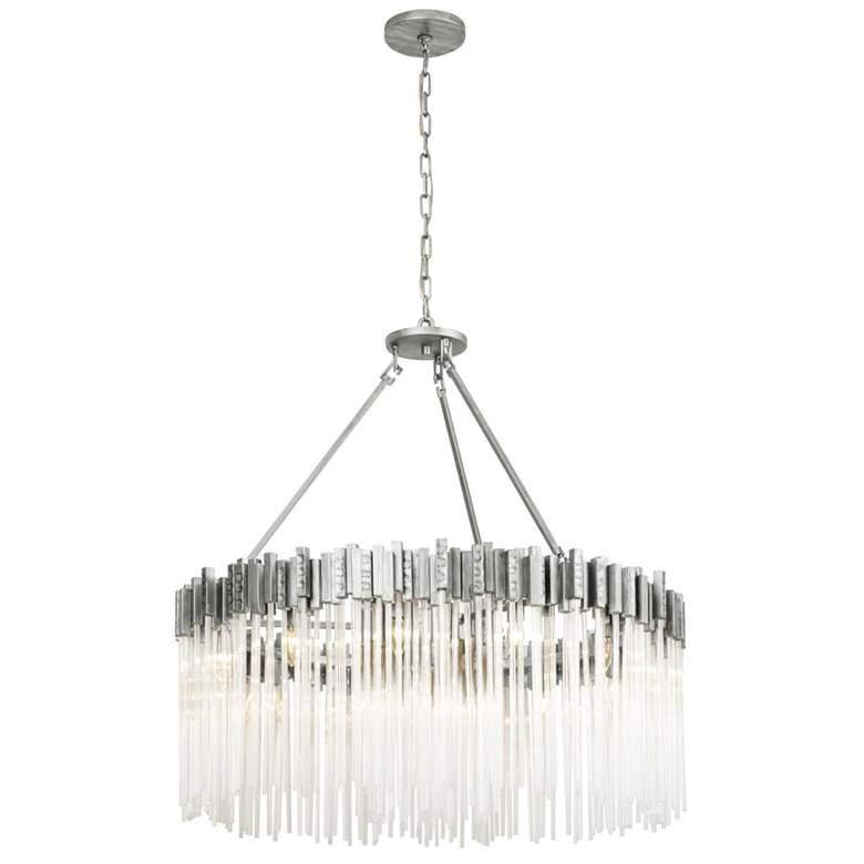 Image 1 Varaluz Matrix 40" Wide Rainy Night 12-Light Chandelier