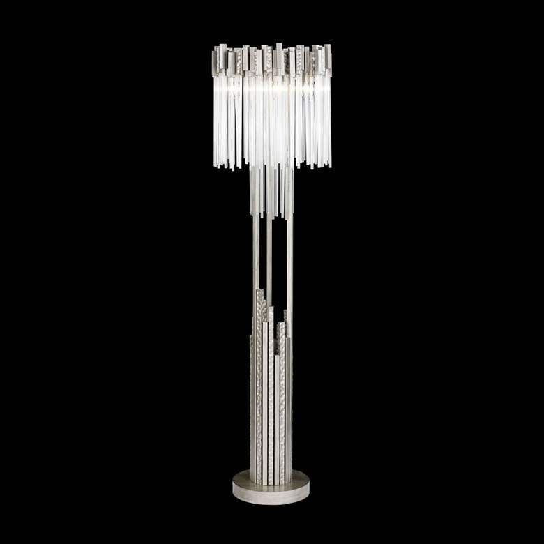 Image 5 Varaluz Matrix 68" 6-Light Glass and Rainy Night Gray Floor Lamp more views