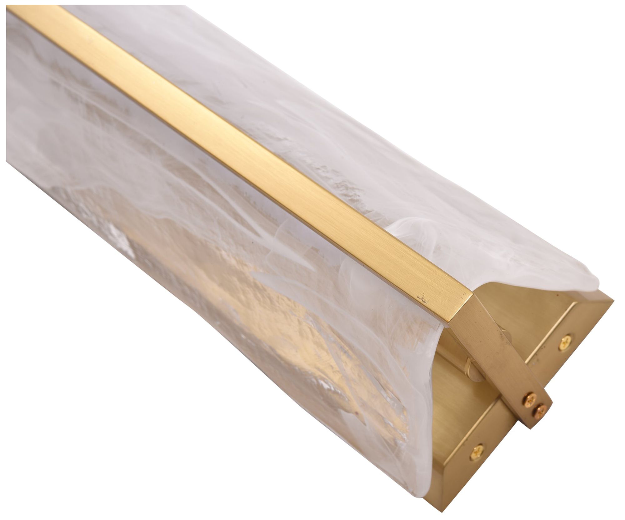 Image 5 Varaluz Mingle 21" High Satin Brass 1-Light Tall Sconce more views