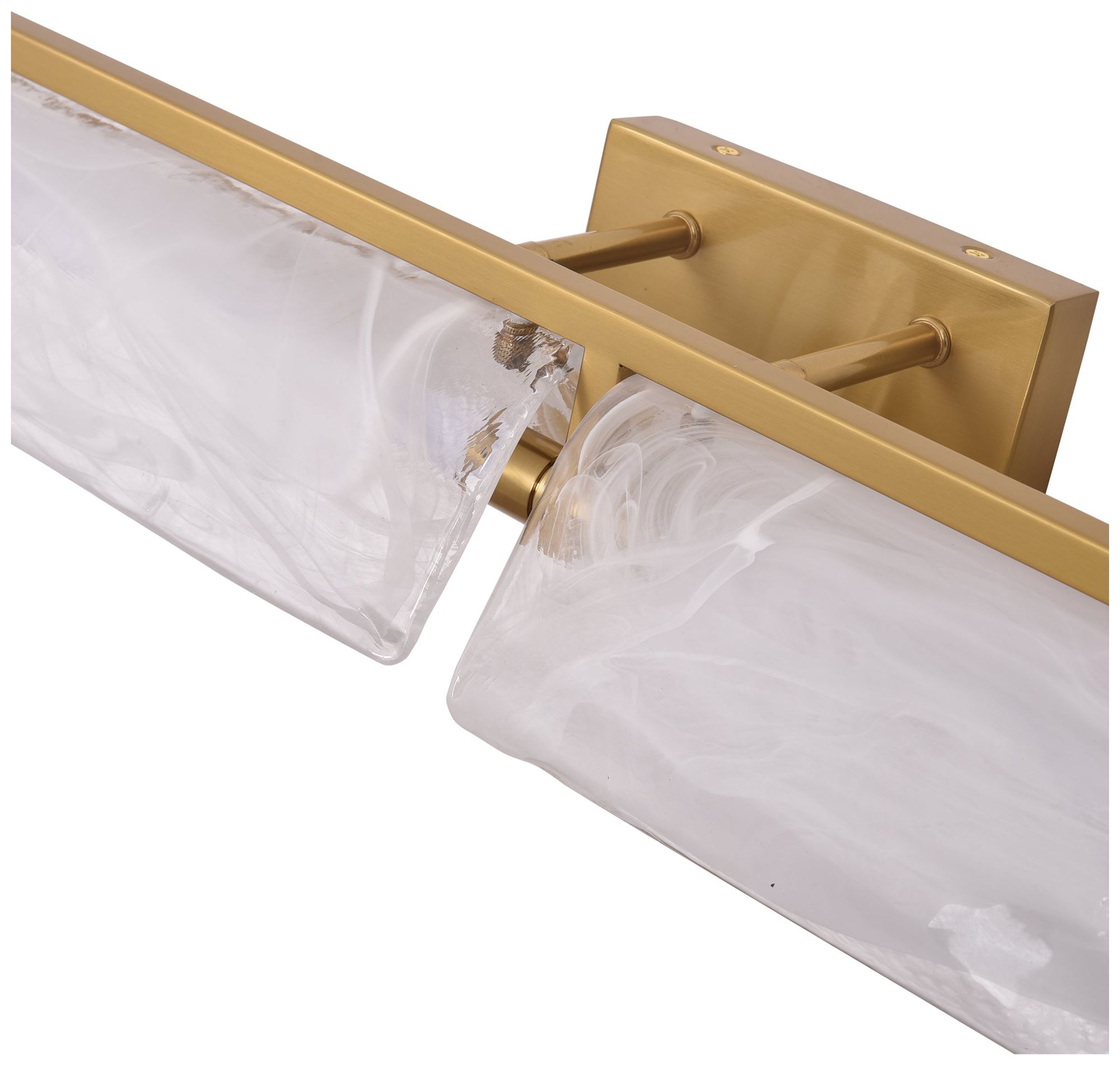 Image 6 Varaluz Mingle 25 1/2" Satin Brass 2-Light Bath Light more views