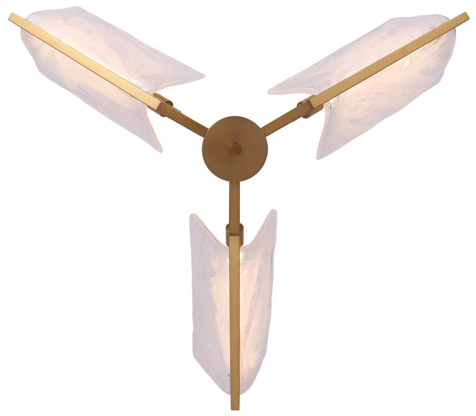 Image 3 Varaluz Mingle 31 1/4" Wide Satin Brass 3-Light Chandelier more views