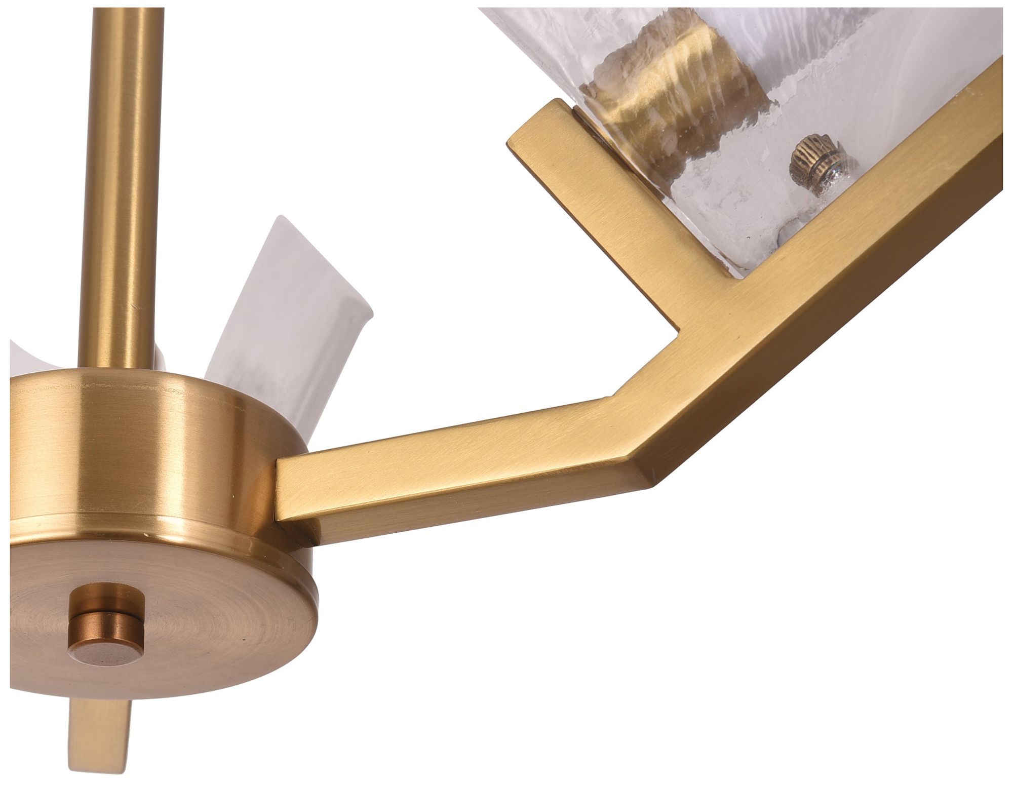 Image 6 Varaluz Mingle 31 1/4" Wide Satin Brass 3-Light Chandelier more views