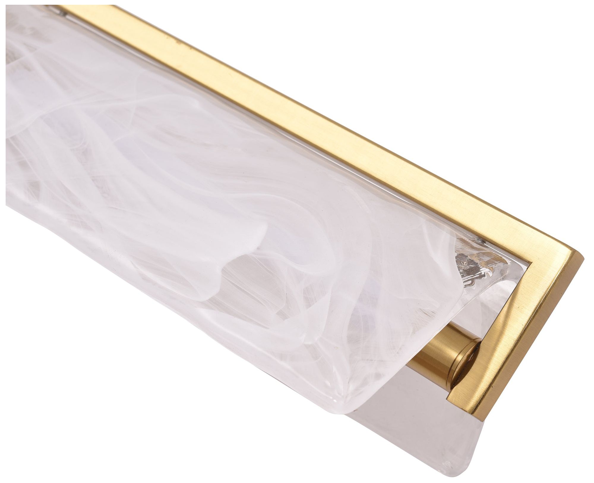 Image 7 Varaluz Mingle 38" Satin Brass 3-Light Bath Light more views