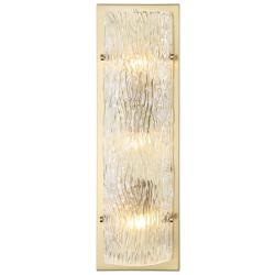 Varaluz Morgan 23 1/2" High Satin Brass Wall Sconce
