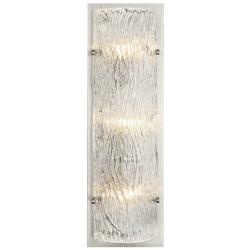 Varaluz Morgan 23 1/2"H Brushed Nickel 3-Light Wall Sconce