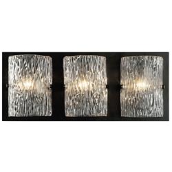 Varaluz Morgan 23" Wide Black 3-Light Bath Light