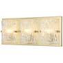 2_Varaluz Morgan 23" Wide Satin Brass 3-Light Bath Light more views